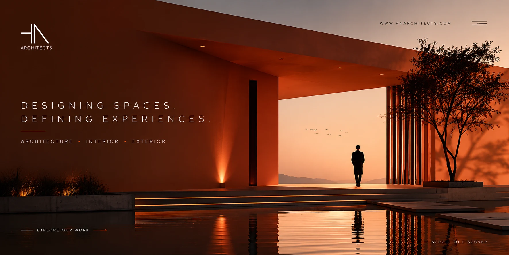 HN Architects branded architectural experience visual